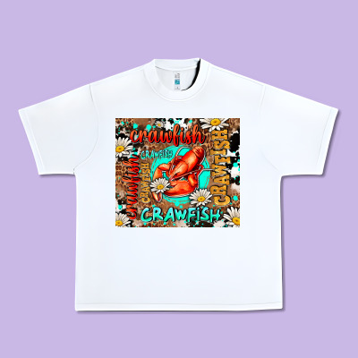 Western Crawfish Urban Heavy Tee Designed By Adodesignshop