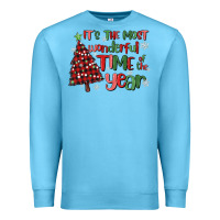 Ocean Blue its wonderful time of the year Premium Sweatshirt - MaliasSmallBusiness