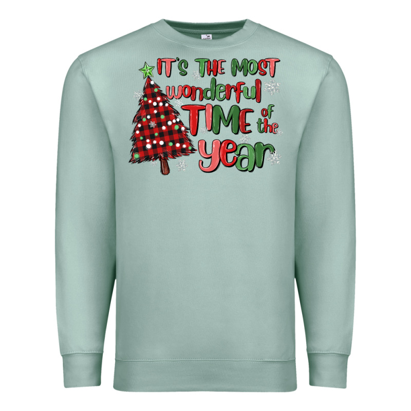 Its Wonderful Time Of The Year Premium Sweatshirt by MaliasSmallBusiness | Teevron