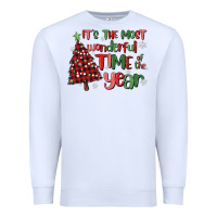 White its wonderful time of the year Premium Sweatshirt - MaliasSmallBusiness