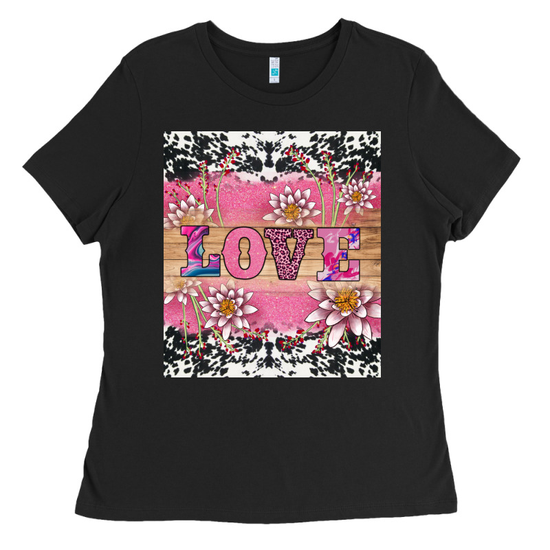 V.d Love And Lotus Tumbler Ladies Tee by AdoDesignShop | Teevron
