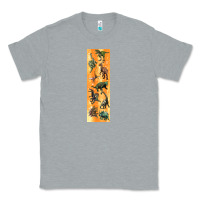 Heather Grey dinosaurs pen wrap Classic Tee - Artiststas
