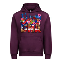 Mauve Wine its in my dna puerto rico Urban Hoodie - texasbilliewilder