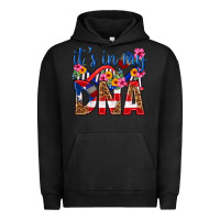 Pigment Black its in my dna puerto rico Urban Hoodie - texasbilliewilder