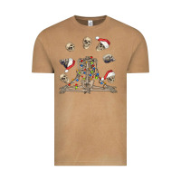 Vintage Camel christmas human skeleton and skulls Vintage Tee - FaDigitalArtStudio