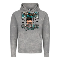 Cloud Rock cowhide junkie messy bun Vintage Hoodie - Zillion Design Studio