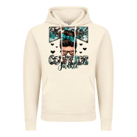 Vintage Artic cowhide junkie messy bun Vintage Hoodie - Zillion Design Studio