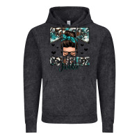 Vintage Black cowhide junkie messy bun Vintage Hoodie - Zillion Design Studio