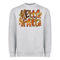 Heather Grey hello fall Heavyweight Sweatshirt - RacoonDesign