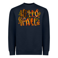 Navy hello fall Heavyweight Sweatshirt - RacoonDesign
