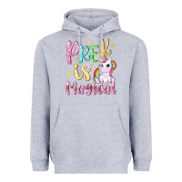 Heather Grey pre k is magical Heavyweight Hoodie - NancyCooperArtShop