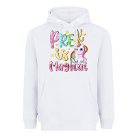 White pre k is magical Heavyweight Hoodie - NancyCooperArtShop