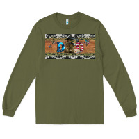 Army Green soldier dad license  plate Long Sleeve Tee - Artiststas