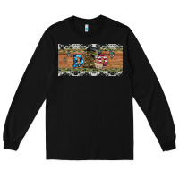 Black soldier dad license  plate Long Sleeve Tee - Artiststas