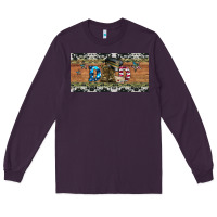 Plum soldier dad license  plate Long Sleeve Tee - Artiststas