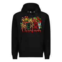 Black merry Christmas Premium Hoodie - Jasminsmagicworld
