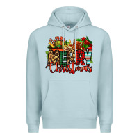 Blue Mist merry Christmas Premium Hoodie - Jasminsmagicworld