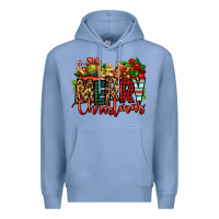Colony Blue merry Christmas Premium Hoodie - Jasminsmagicworld