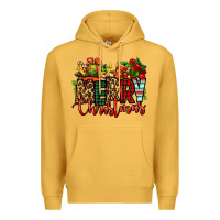 Mustard merry Christmas Premium Hoodie - Jasminsmagicworld