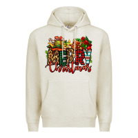 Oatmeal Heather merry Christmas Premium Hoodie - Jasminsmagicworld