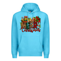 Ocean Blue merry Christmas Premium Hoodie - Jasminsmagicworld