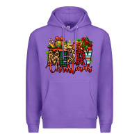 Purple merry Christmas Premium Hoodie - Jasminsmagicworld