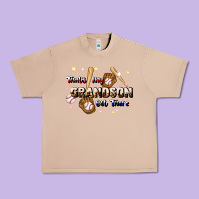 That's My Grandson Out There Baseball Urban Heavy Tee Designed By Jahusdesignshop
