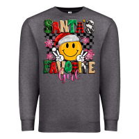 Charcoal Heather santas favorite girl Premium Sweatshirt - MaliasSmallBusiness