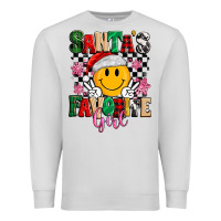 Dove Grey santas favorite girl Premium Sweatshirt - MaliasSmallBusiness