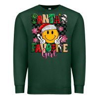 Sports Green santas favorite girl Premium Sweatshirt - MaliasSmallBusiness