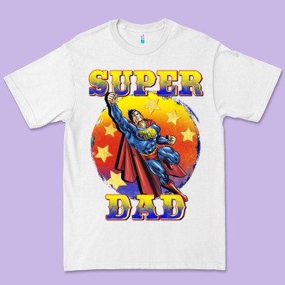 Super Dad Premium Tee Designed By Barkaloodesign