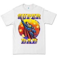 White super dad Premium Tee - BarkalooDesign