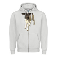 Dove Grey dorper baby sheep Zipper Hoodie - LillyAllenDesigns