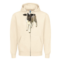 Sandshell dorper baby sheep Zipper Hoodie - LillyAllenDesigns