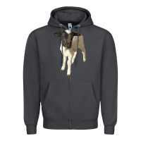 Smoke dorper baby sheep Zipper Hoodie - LillyAllenDesigns