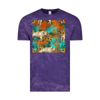 Cloud Purple western charolais cow seamless pattern Vintage Tee - HRA Design Shop