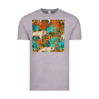 Vintage Zinc western charolais cow seamless pattern Vintage Tee - HRA Design Shop