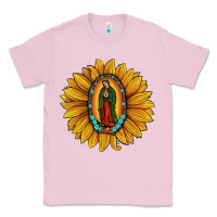 Bubblegum Pink our lady of guadalupe sunflower Classic Tee - JahusDesignShop