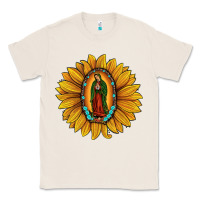 Natural our lady of guadalupe sunflower Classic Tee - JahusDesignShop