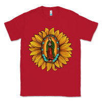 Red our lady of guadalupe sunflower Classic Tee - JahusDesignShop
