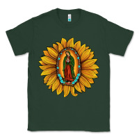 Sports Green our lady of guadalupe sunflower Classic Tee - JahusDesignShop