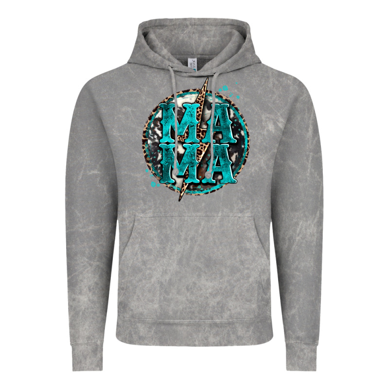 Cowhide Mama Lighting Bolt Vintage Hoodie by Zillion Design Studio | Teevron