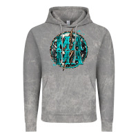 Cloud Rock cowhide mama lighting bolt Vintage Hoodie - Zillion Design Studio