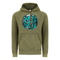 Vintage Olive cowhide mama lighting bolt Vintage Hoodie - Zillion Design Studio