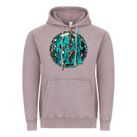 Vintage Zinc cowhide mama lighting bolt Vintage Hoodie - Zillion Design Studio
