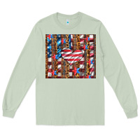 Matcha western usa flag heart and stars tumbler Long Sleeve Tee - Artiststas