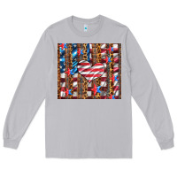 Moon Dust western usa flag heart and stars tumbler Long Sleeve Tee - Artiststas