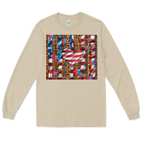 Mushroom western usa flag heart and stars tumbler Long Sleeve Tee - Artiststas
