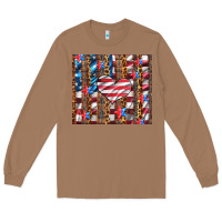 Toasted Coconut western usa flag heart and stars tumbler Long Sleeve Tee - Artiststas
