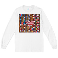 White western usa flag heart and stars tumbler Long Sleeve Tee - Artiststas
